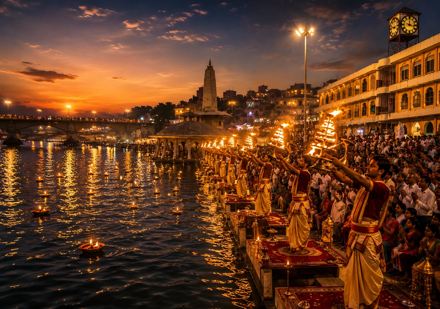 नाशिक सिंहस्थ कुंभ २०२७ चे भव्य दृश्य
