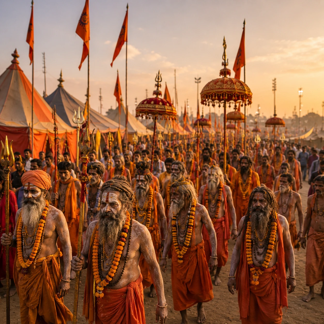 गोदावरी नदीवरील नाशिक कुंभ आणि भाविक